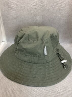 Jan & Jul Kids Bucket Hat Olive Green Adjustable 6-24 Months Sun Hat